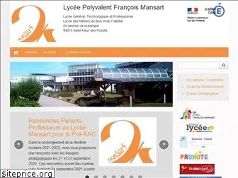 lyceemansart.fr