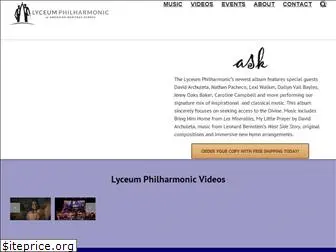 lyceumphilharmonic.com
