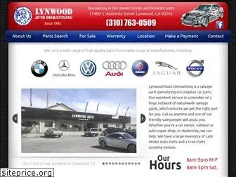 lynwoodautoparts.com