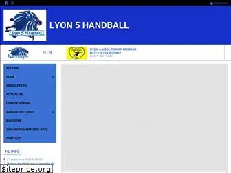 lyon5handball.fr