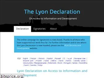 lyondeclaration.org