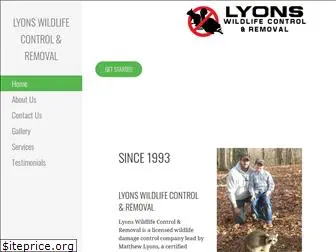 lyonswildliferemoval.com