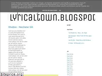 lyricaltown.blogspot.com