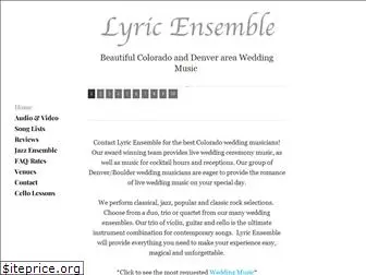 lyricensemble.com