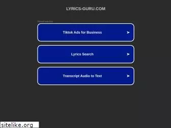 lyrics-guru.com