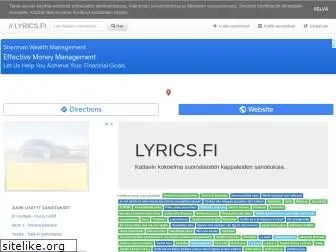 lyrics.fi