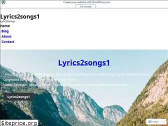 lyrics2songs1.wordpress.com