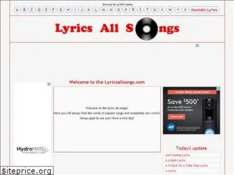 lyricsallsongs.com