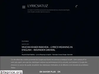 lyricsatuz.blogspot.com