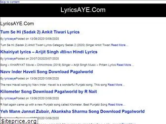 lyricsaye.com