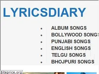 lyricsdiary.info