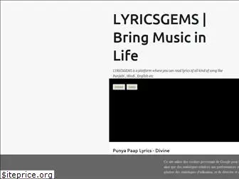 lyricsgems.blogspot.com