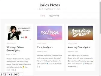 lyricsnotes.com