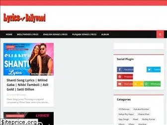 lyricsofbollywood.com