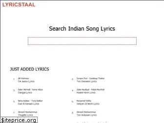 lyricstaal.com