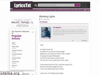 lyricstxt.com