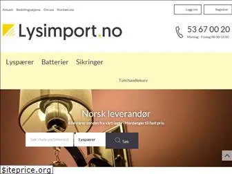 lysimport.no