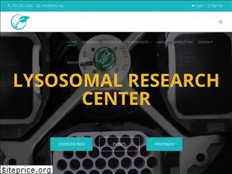 lysosomalresearchcenter.org