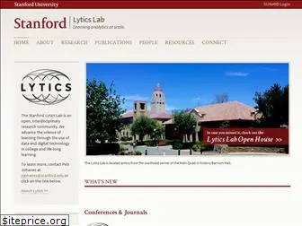 lytics.stanford.edu