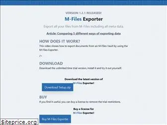 m-files-exporter.com