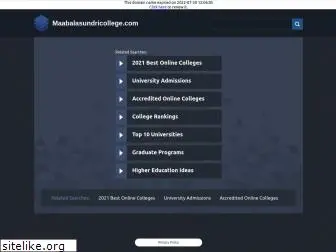 maabalasundricollege.com