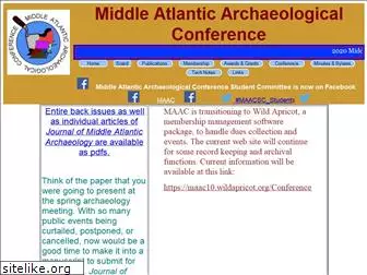 maacmidatlanticarchaeology.org