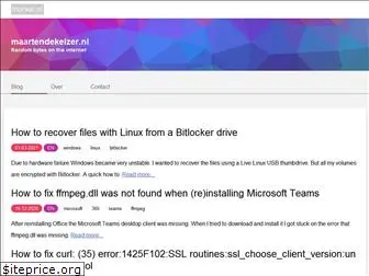 maartendekeizer.nl