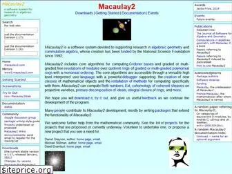 macaulay2.com