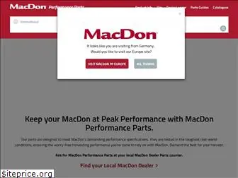 macdonperformanceparts.com