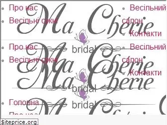 macheriebridal.com