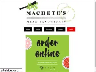 machetesmeansandwiches.com