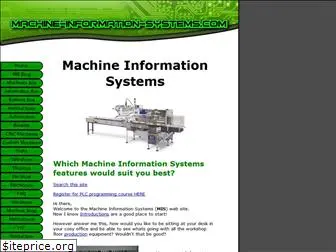 machine-information-systems.com