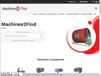 machines2find.com