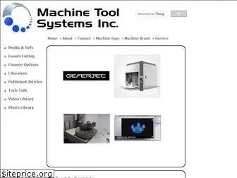 machinetoolsystems.com