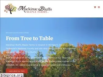 mackinacbluffsmaplefarms.com