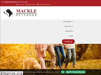 macklepetfoods.com