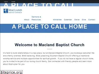 maclandbaptist.org