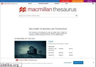 macmillanthesaurus.com