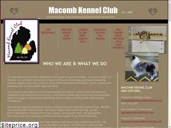macombkennelclub.com