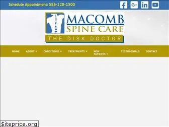 macombspinecare.com