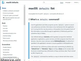 macos-defaults.com