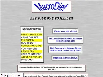 macrodiet.com