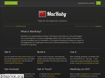 macruby.org