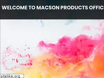 macsonproducts.com