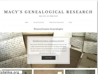 macysgenealogy.com