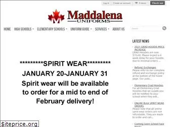 maddalena-uniforms.com