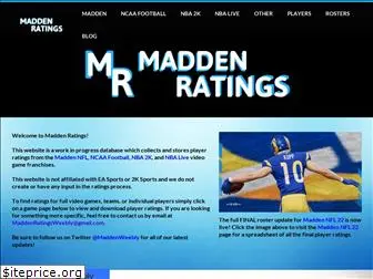 maddenratings.weebly.com