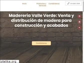 madereria-valleverde.com