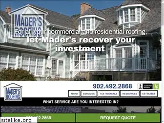 madersroofing.com