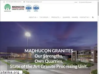 madhucongranites.com